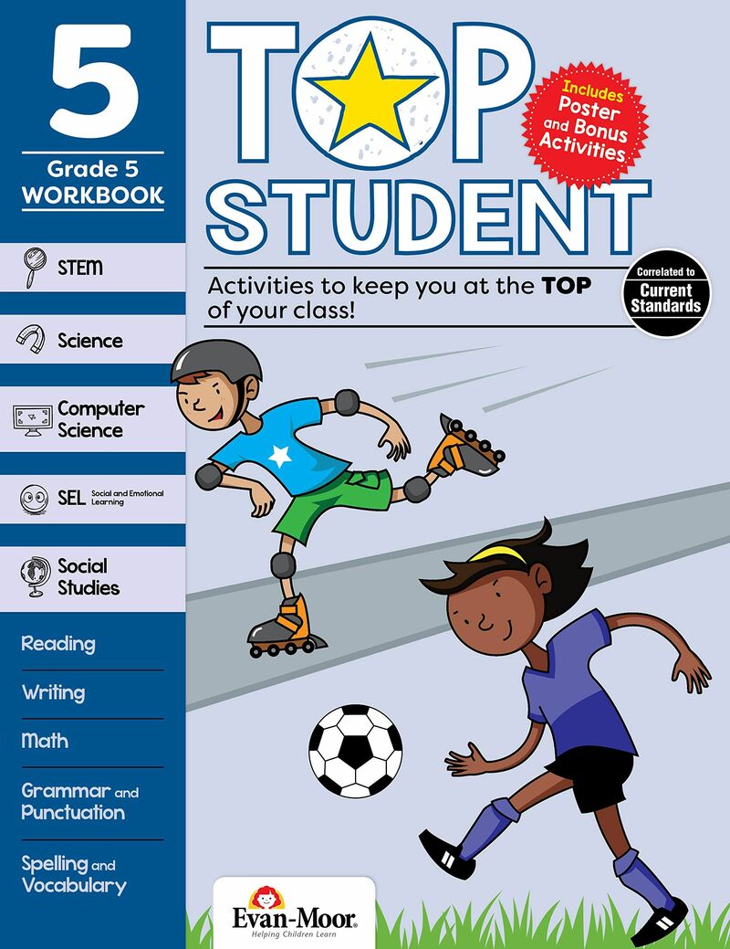 Top Student, Grade 5 | Evan Moor Top Student, Grade 5 | Evan Moor