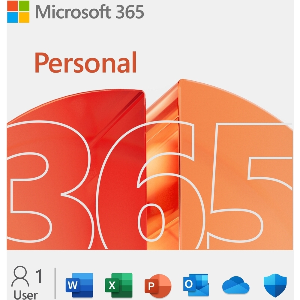 Microsoft 365 Personal - 1 Person - 12-Month Subscription (Digital Code)