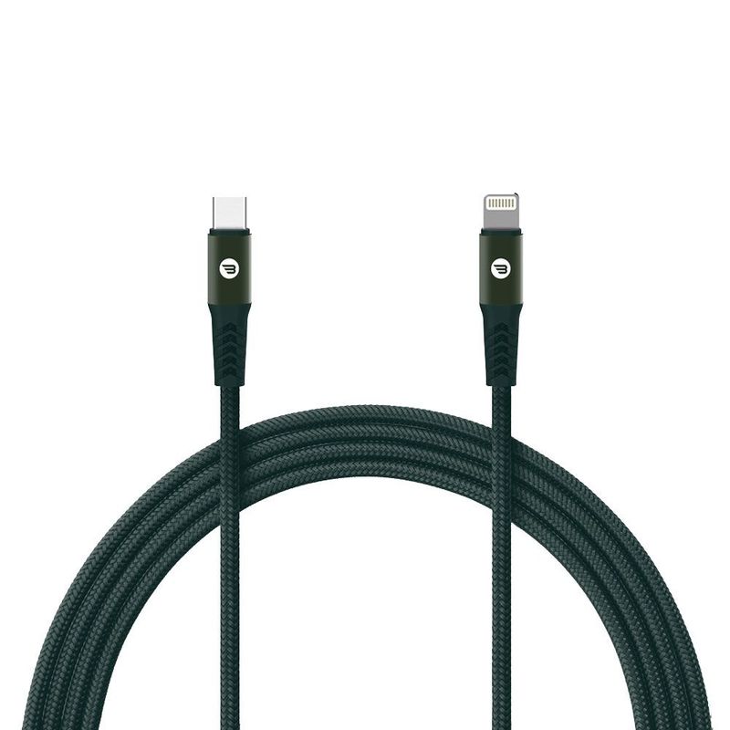 Baykron Kevlar Type C to Lightning 2M Midnight Green Cable