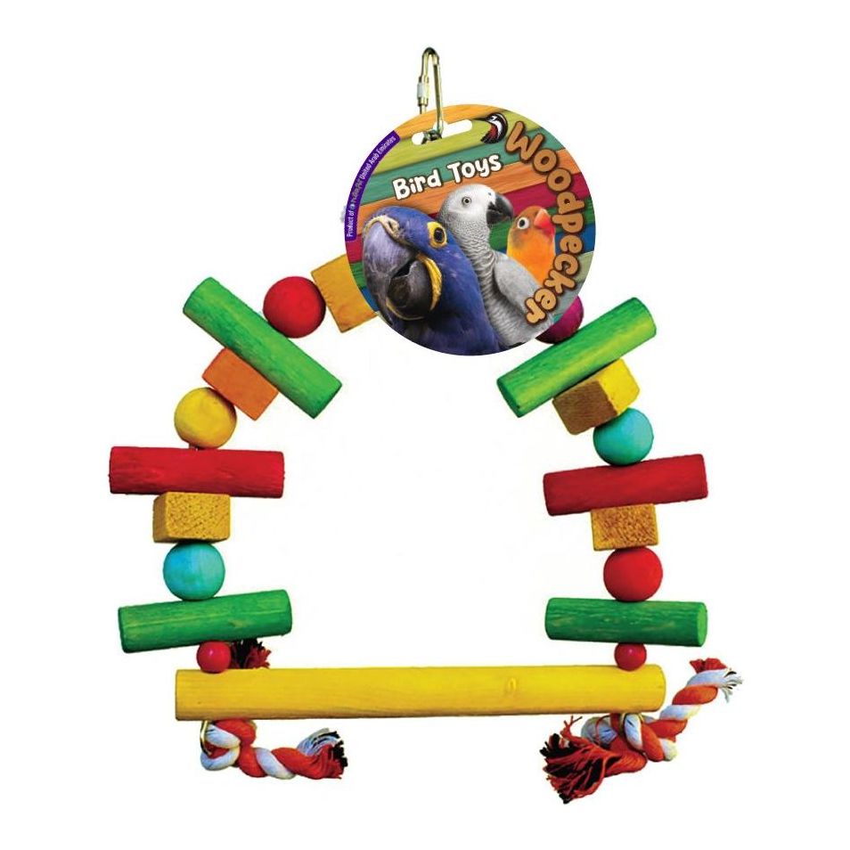 Nutrapet Woodpecker Bird Toy The Arch 40 x 20 cm