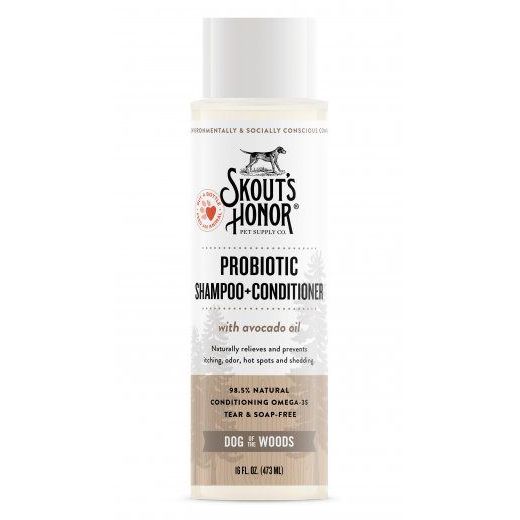 Skouts Honor Probiotic Dog Shampoo Plus Conditioner - Dog of the Woods 475 ml