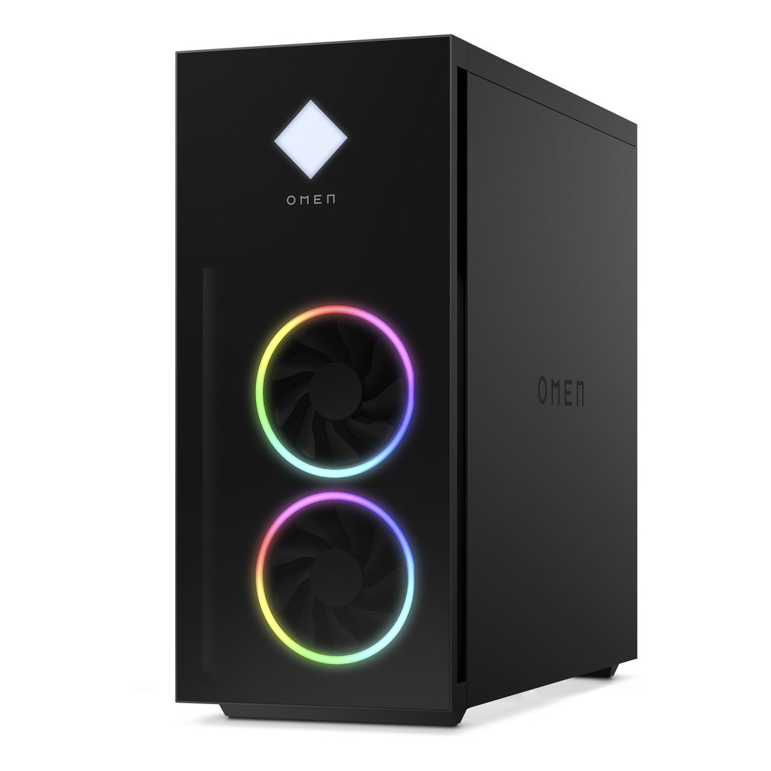 HP OMEN 40L Gaming Desktop - A02NKEA#ABV - Intel Core i7-14700K/32GB DDR5 RGB RAM/2TB SSD/NVIDIA GeForce RTX 4070 12GB/Liquid Cooling/600W 80 Plus Gold Power Supply/Windows 11 Home - Shadow Black/Glass Side Panel