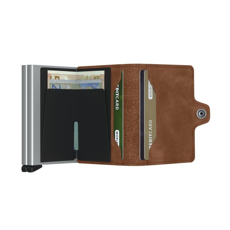 Secrid Twinwallet Vintage Cognac-Silver