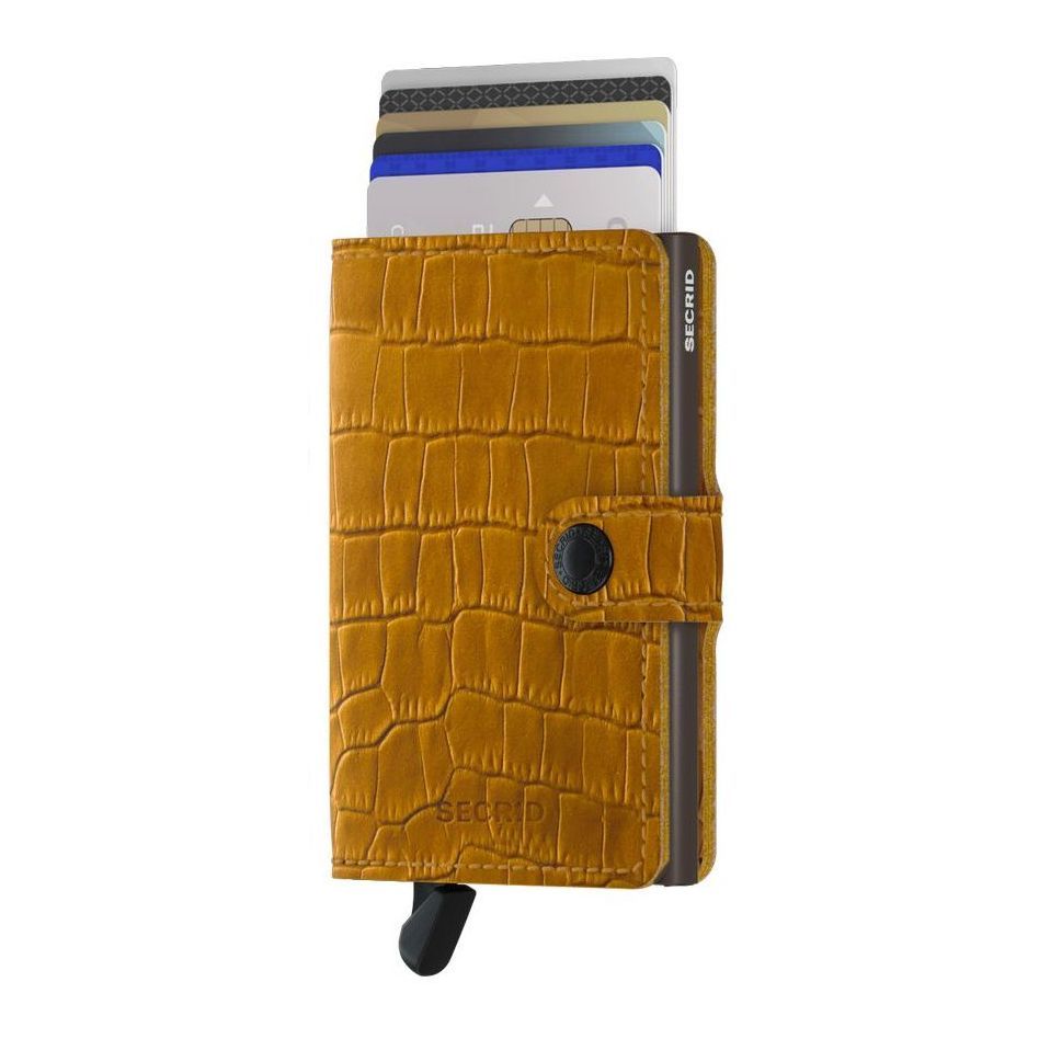 Secrid Miniwallet - Cleo Leather - Ochre/Brown