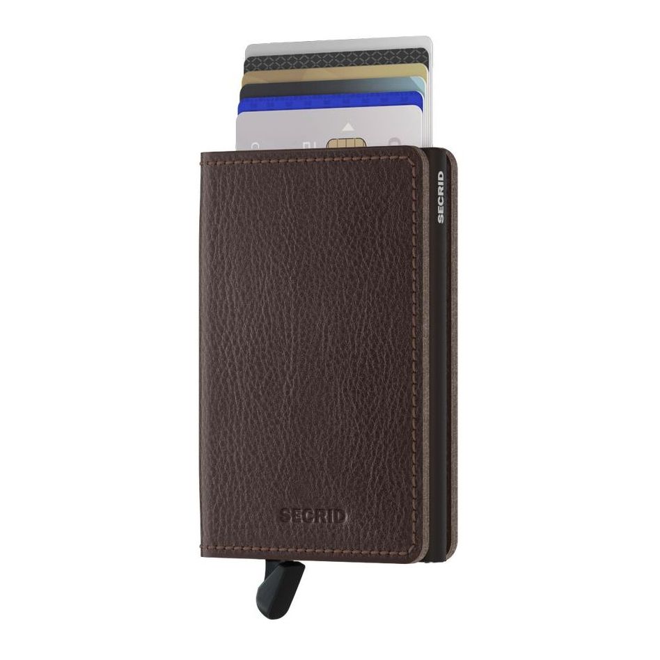 Secrid Slimwallet - Vegetable Tanned Leather - Espresso Brown