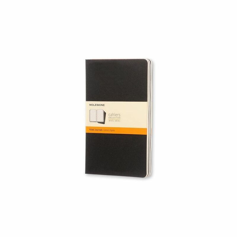 Moleskine Cahier Journals Large Ruled Black Moleskine Cahier Journals Large Ruled Black