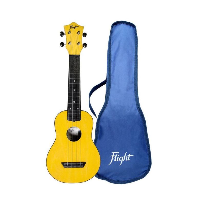 Flight Travel Soprano Ukulele Yellow TUS35YW