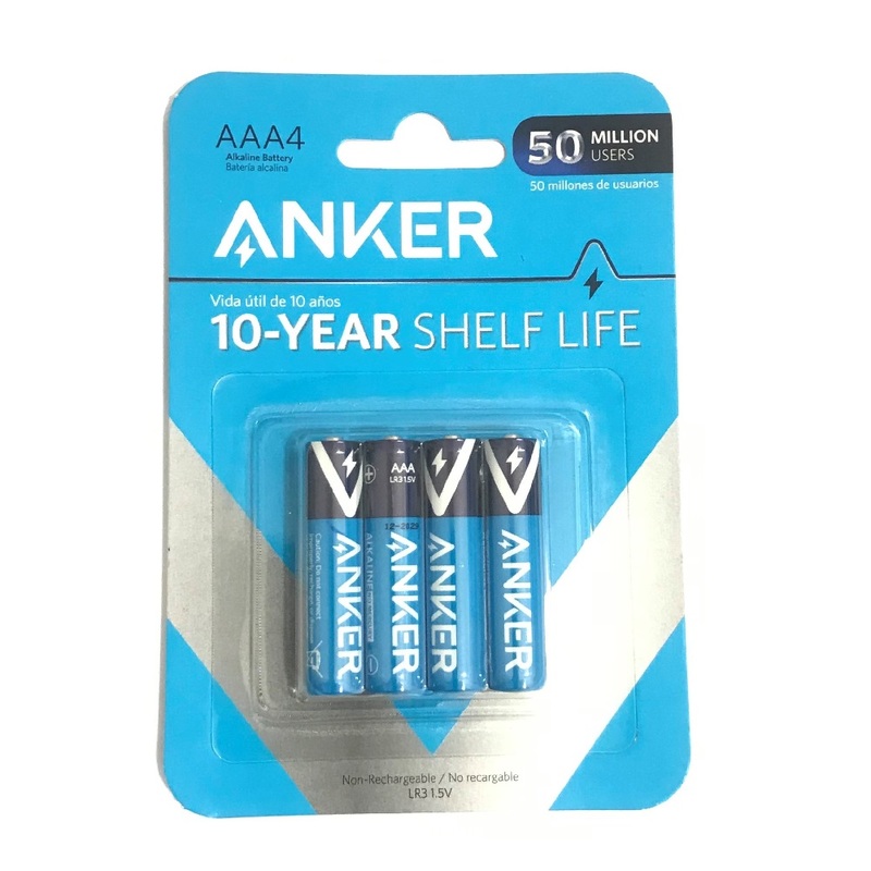 Anker AAA Alkaline Batteries (Pack of 4)