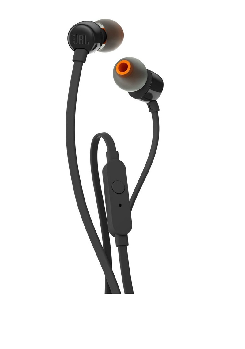 JBL T110 Black In-Ear Earphones