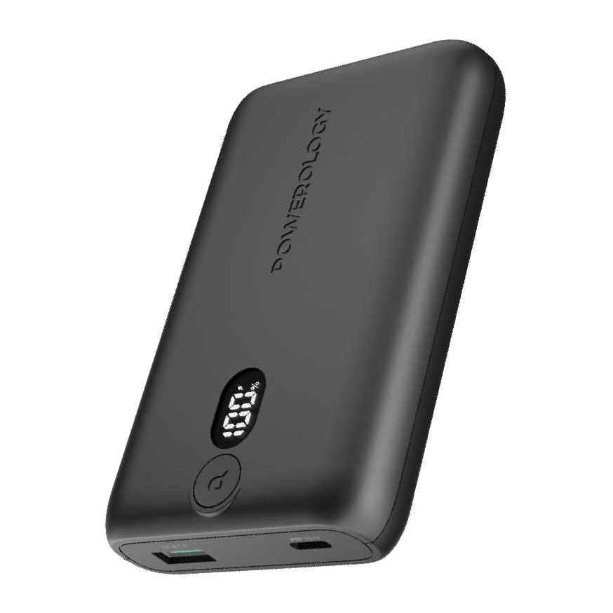 Powerology Onyx 10050mAh 35W PD Power Bank - Black