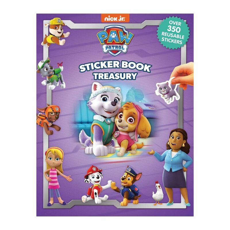 Nick Paw Patrol Girls Sticker Book Treasury | Phidal