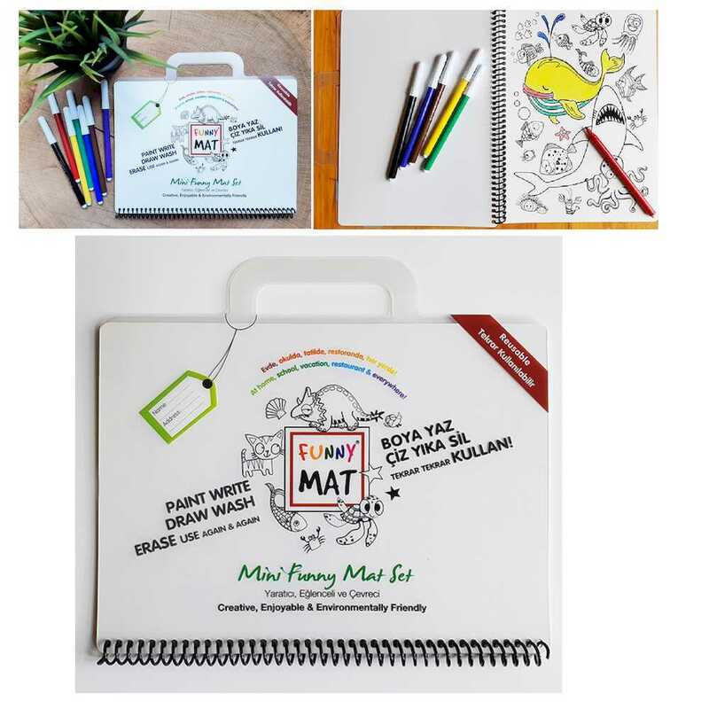 Funny Mat Activity Placemat Mini Travel Set