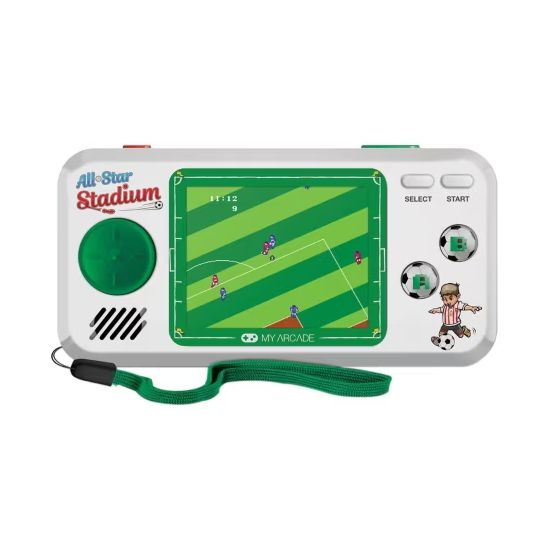 My Arcade All-Star Stadium Pocket Player White/Green