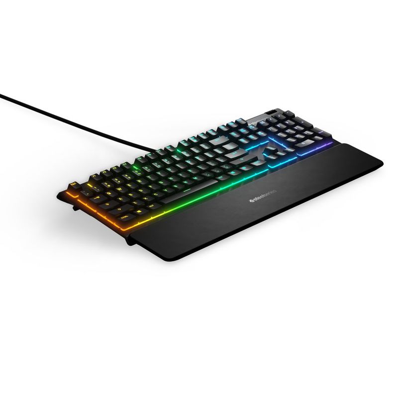 SteelSeries APEX 3 RGB Gaming Keyboard - Whisper-Quiet Switch (US English)