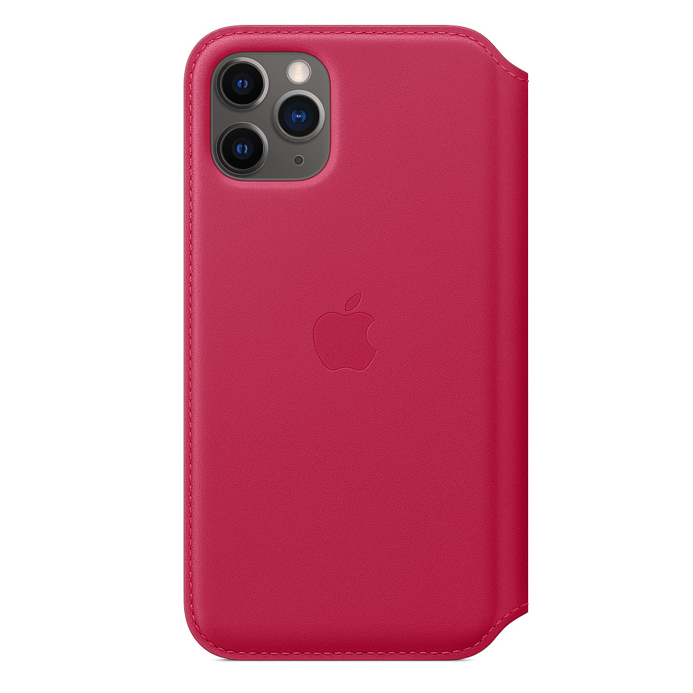 Apple Leather Folio Raspberry for iPhone 11 Pro