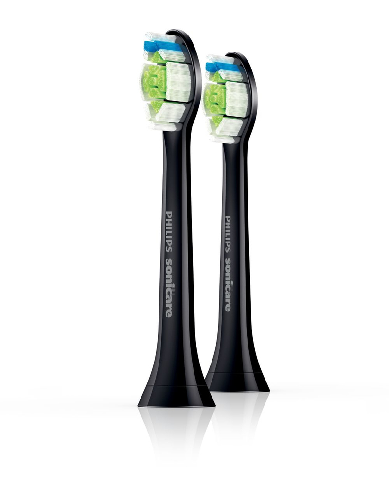 PHILIPS Sonicare DiamondClean Standard Black Sonic Toothbrush Heads (2 Pack)