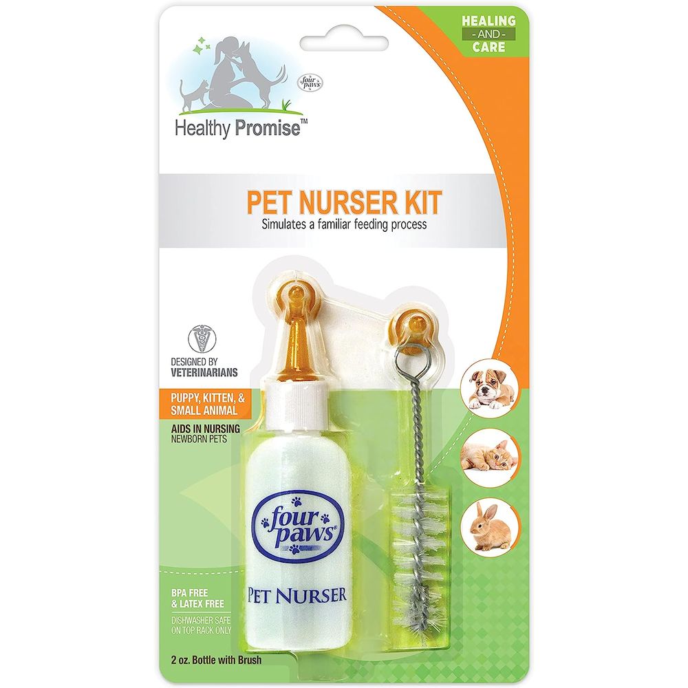 Four Paws Pet Nurser Kit - Two 2 Oz. Bottles (One Size)