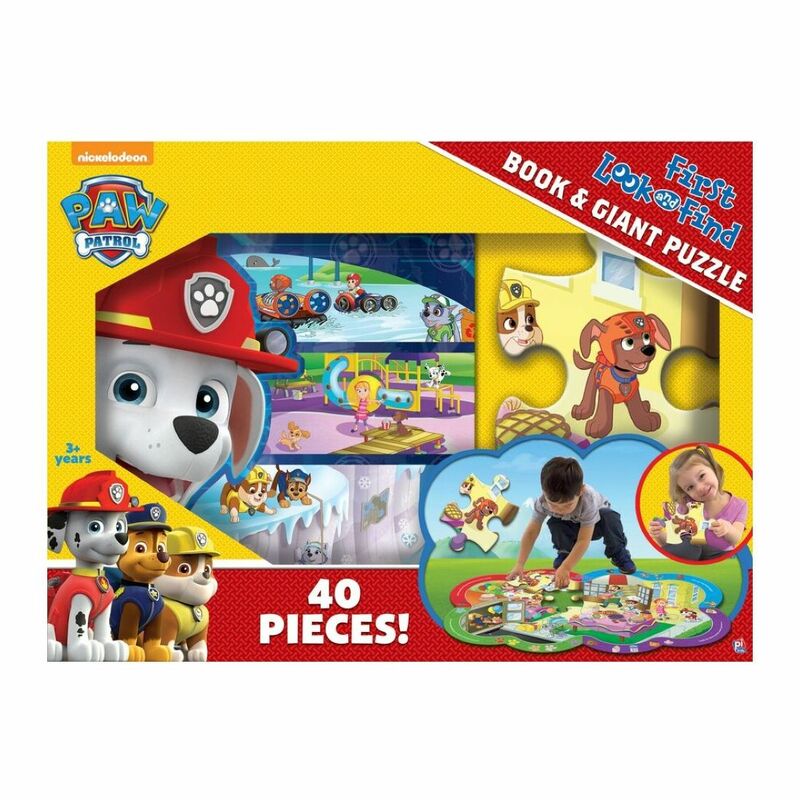 First Look And Find Book And Shaped Puzzle Paw Patrol | Pi Kids First Look And Find Book And Shaped Puzzle Paw Patrol | Pi Kids