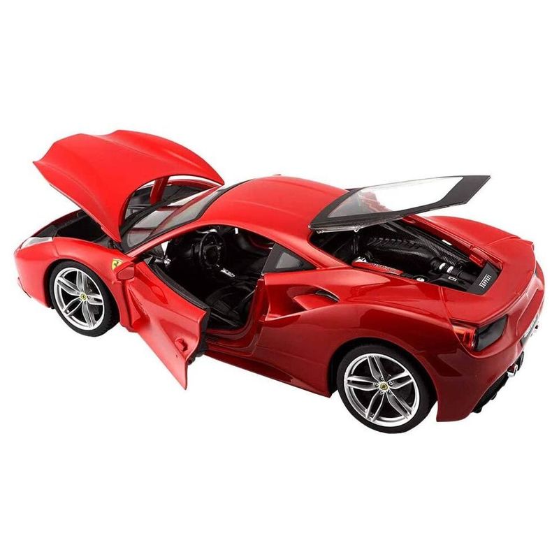 Bburago Ferrari Ferrari 488 GTB Race And Play Collection Die-Cast Model 1.18 Scale