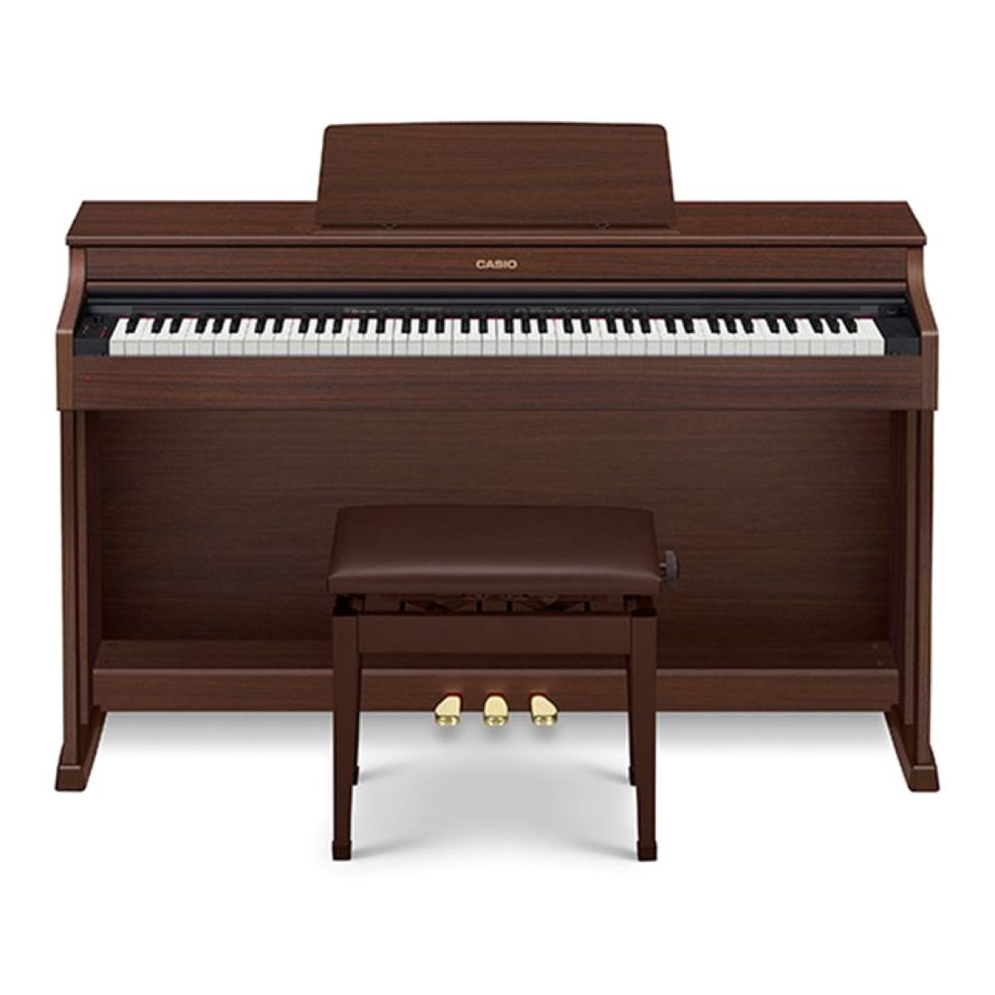 Casio AP-470 Celviano 88-Key Digital Piano with Bench - Brown