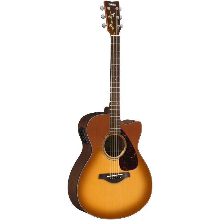 Yamaha FSX-800C Concert Acoustic-Electric Guitar with Cutaway Sand Burst