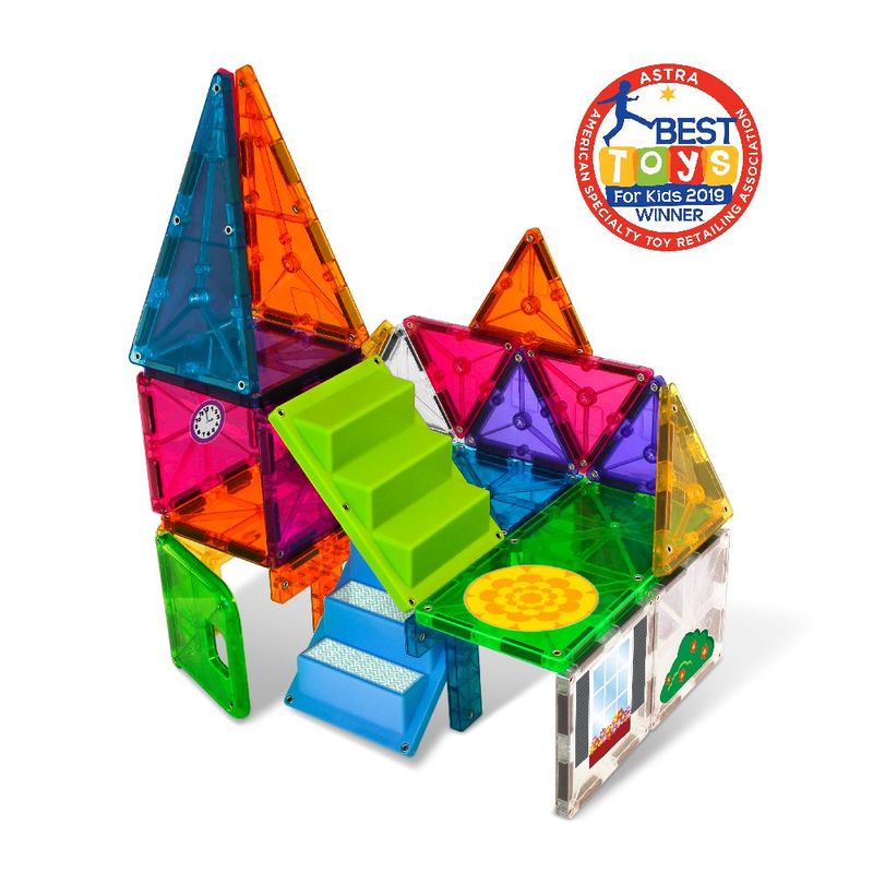 Magna-Tiles House 28 Piece Magnetic Building Set