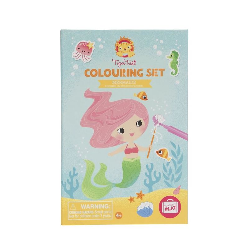 Tiger Tribe Colouring Set Mermaids Tiger Tribe Colouring Set Mermaids
