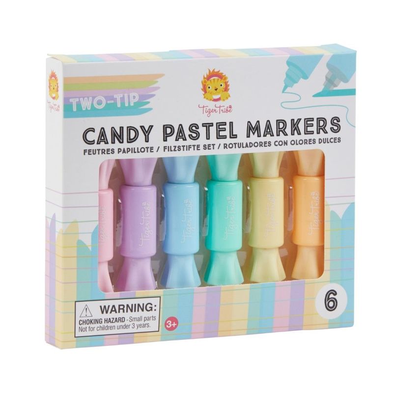 Tiger Tribe Two Tip Candy Pastel Markers Tiger Tribe Two Tip Candy Pastel Markers