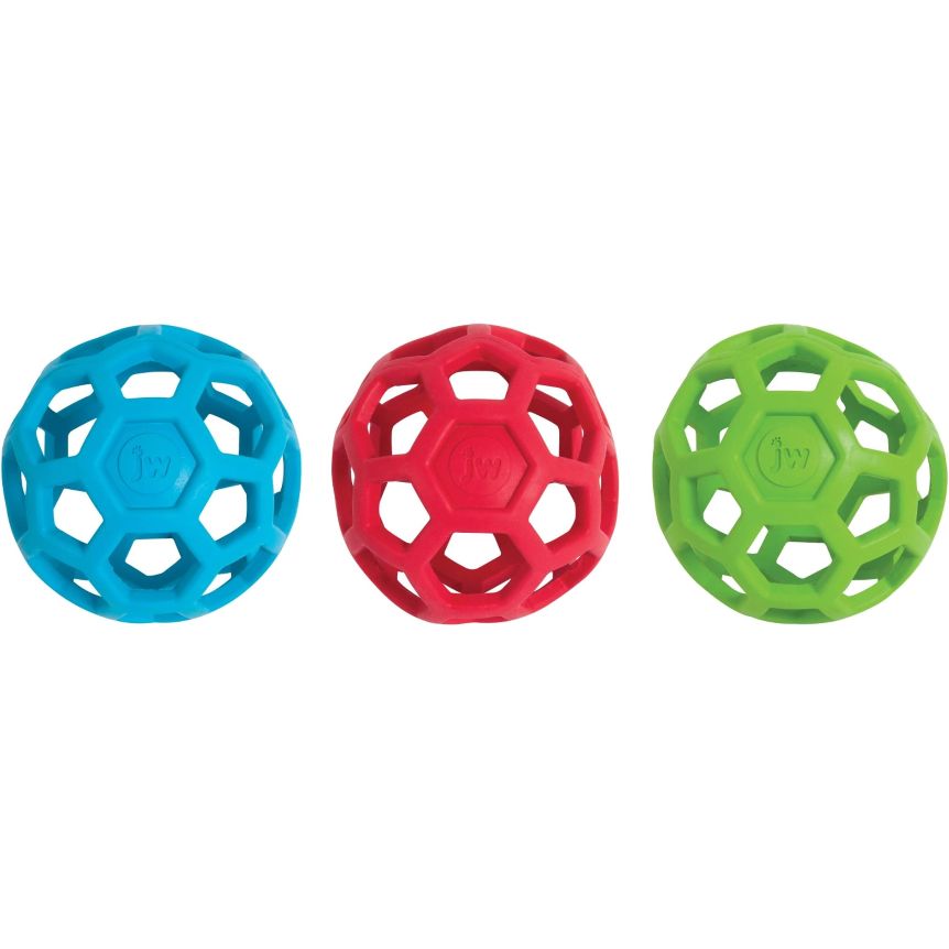 JW Pet Company Ho-Lee Roller Dog Toy - Mini 2 Inch (Assortment - Includes 1)