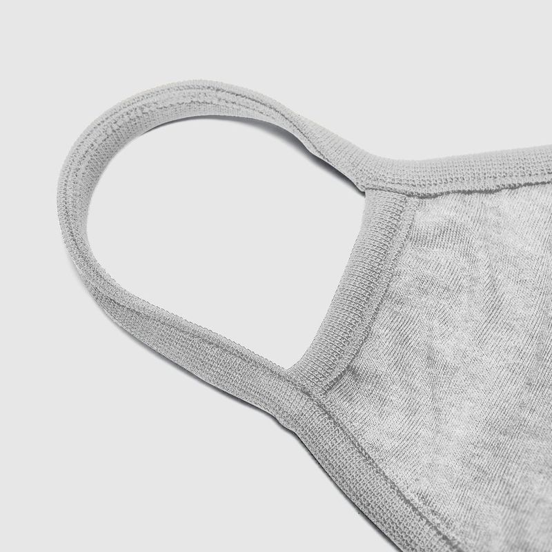 Mister Tee Fashion Unisex Face Mask Heather Grey