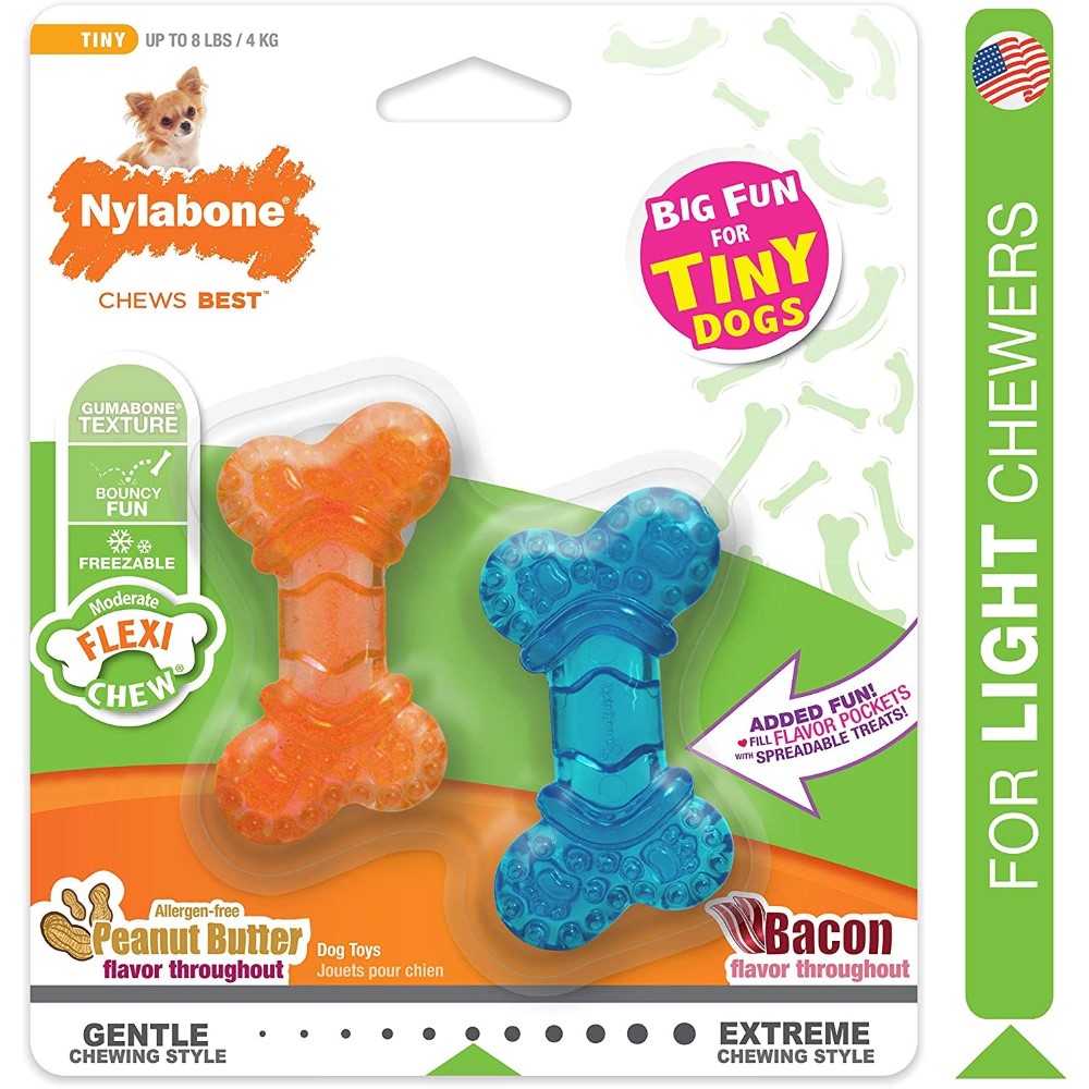 Nylabone Moderate Chew Mini Twin Pack Mini