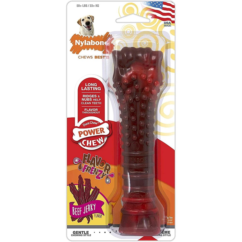 Nylabone Power Chew Textured Beef Jerky Flavor Souper