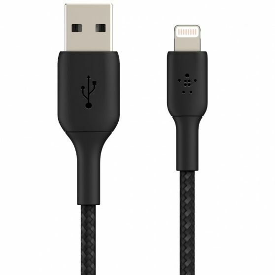 Belkin BoostCharge Braided Lightning Cable 1m Black Belkin BoostCharge Braided Lightning Cable 1m Black