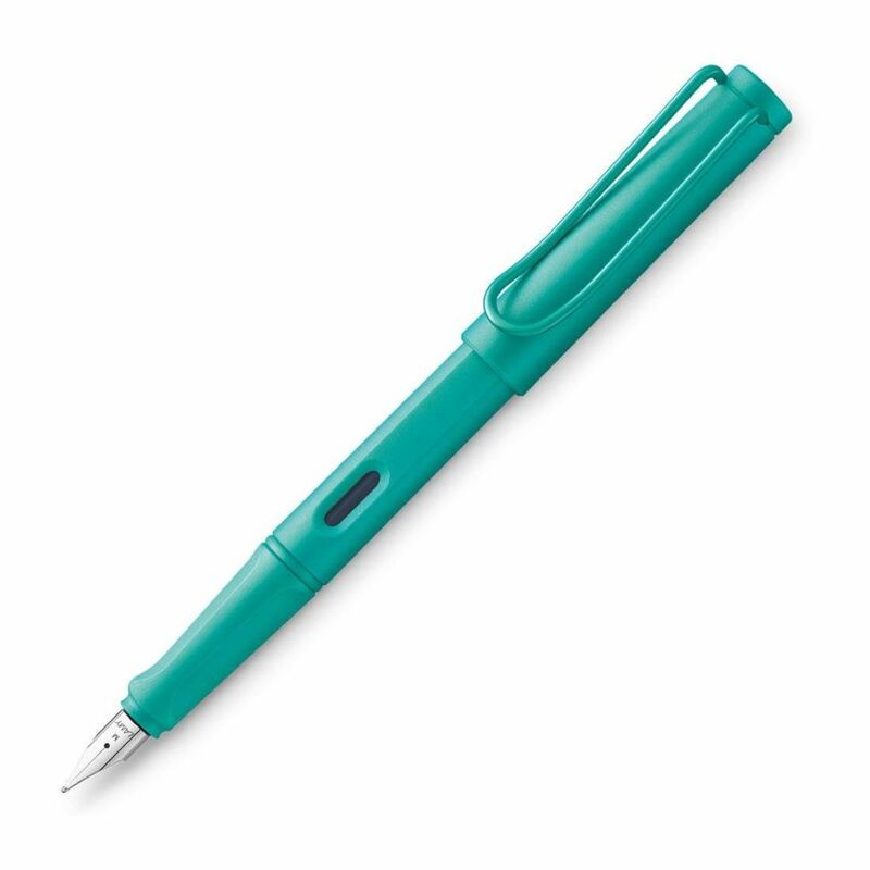 Lamy 21 Safari Fountain Pen Aquamarine Fine Nib