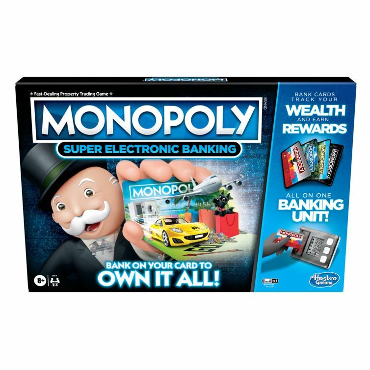 Hasbro Monopoly Super Electronic Banking Game Hasbro Monopoly Super Electronic Banking Game