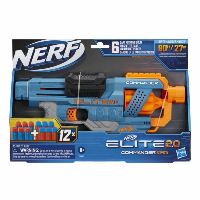 Nerf Elite 2.0 Commander RD 6 Blaster Nerf Elite 2.0 Commander RD 6 Blaster