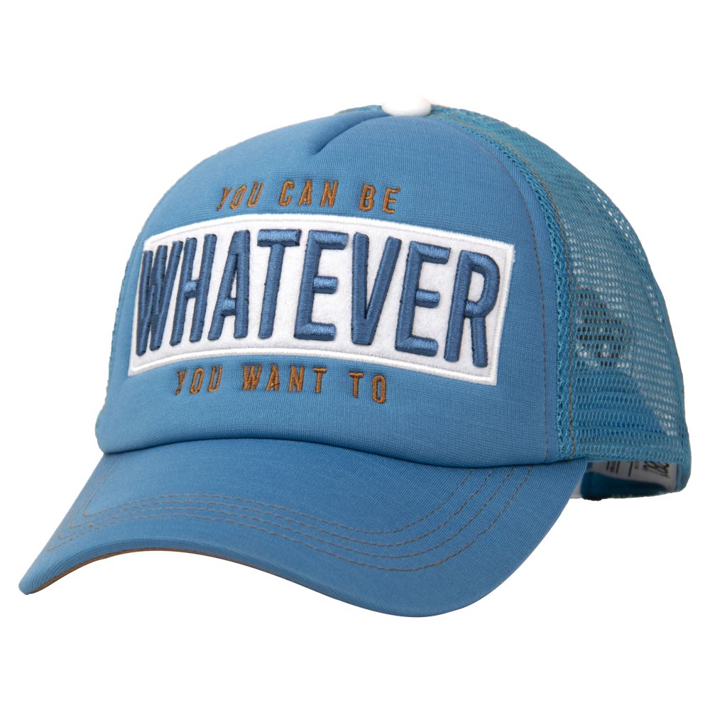 B180 Whatever You Want Unisex Trucker Cap Blue