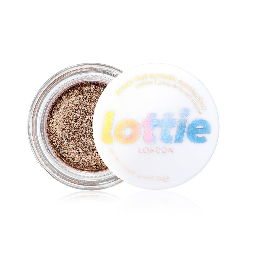 Lottie Power Foil Unphased Eyeshadow Pot Bronze