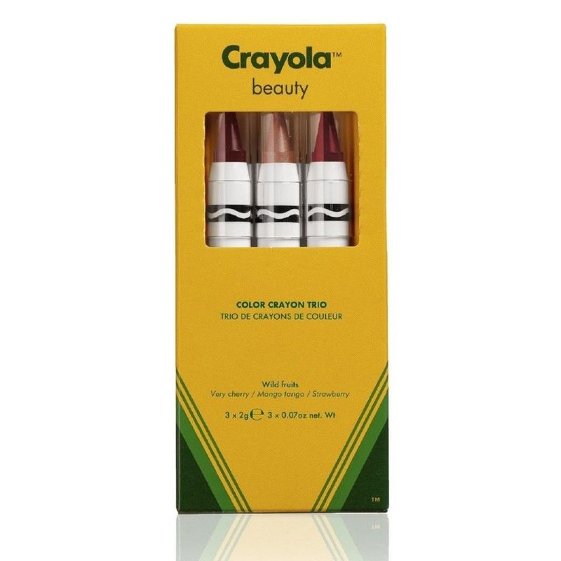 Crayola Beauty Crayon Trio Wild Fruits - Very Cherry/Mango Tango/Strawberry