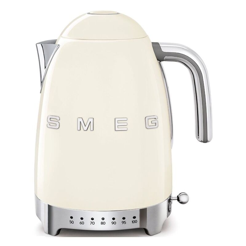 SMEG Variable Temperature Electric Kettle 1.7 Liters - Cream SMEG Variable Temperature Electric Kettle 1.7 Liters - Cream