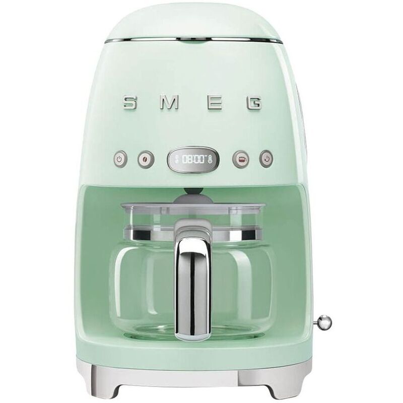 SMEG Drip Filter Coffee Machine Pastel Green 1.4 Liters SMEG Drip Filter Coffee Machine Pastel Green 1.4 Liters