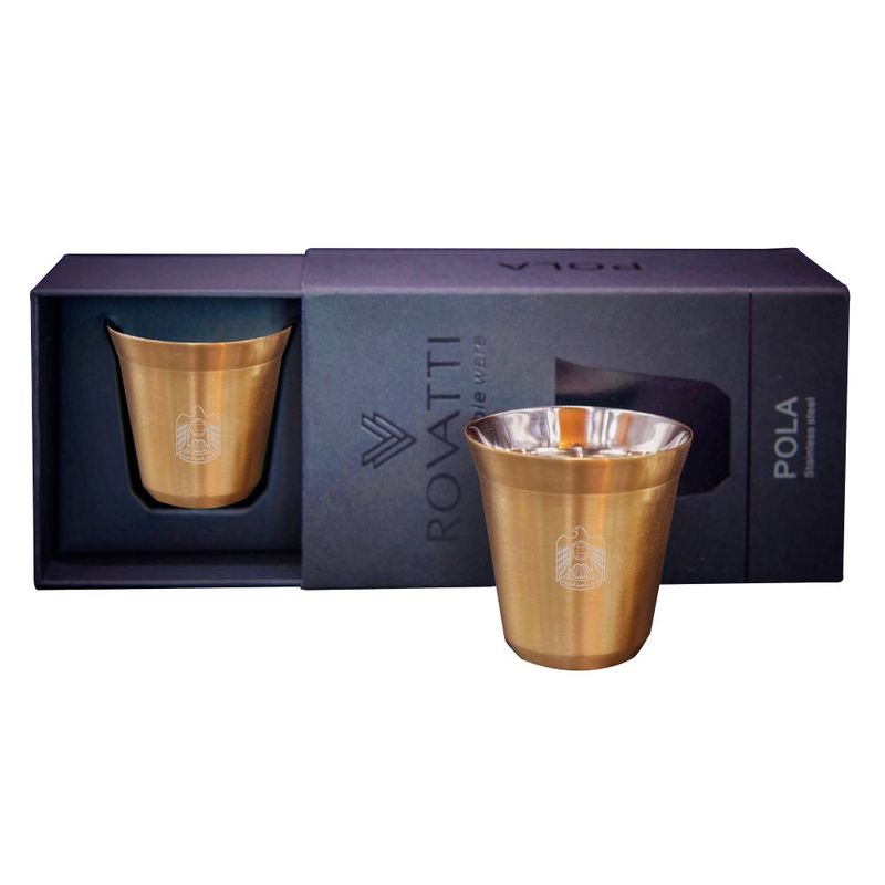 Rovatti Pola UAE Stainless Steel Cup Bronze 85ml