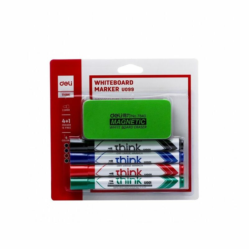 Deli Whiteboard Marker Set