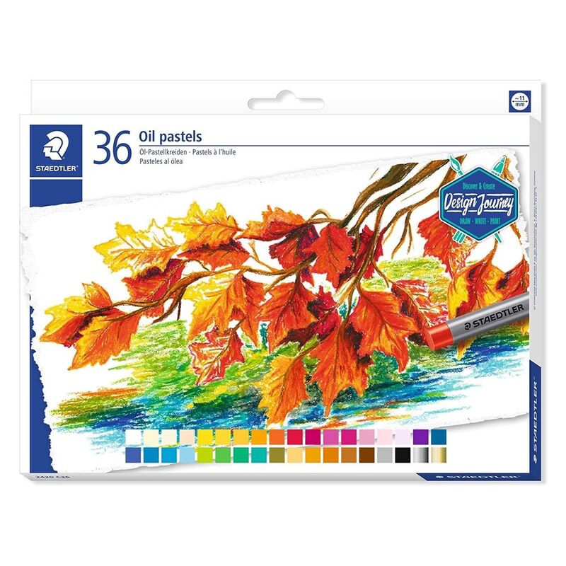 Staedtler Oil Pastels - Assorted Colours (Set Of 36)