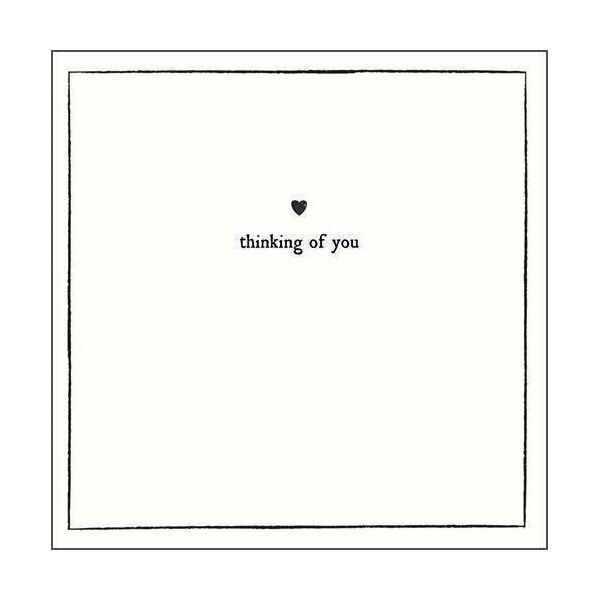 Alice Scott Thinking Of You Little Heart Greeting Card (160 x 156mm)