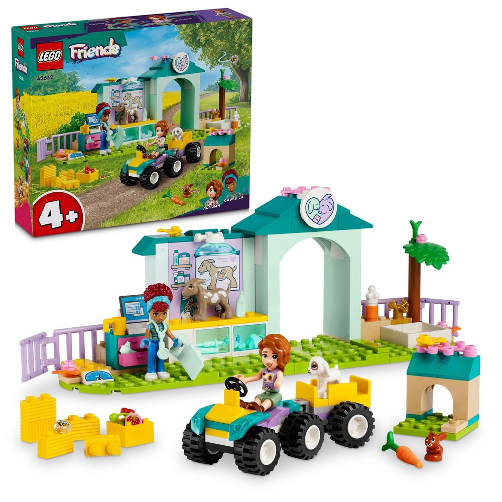 LEGO Friends Farm Animal Vet Clinic 42632 (161 Pieces)