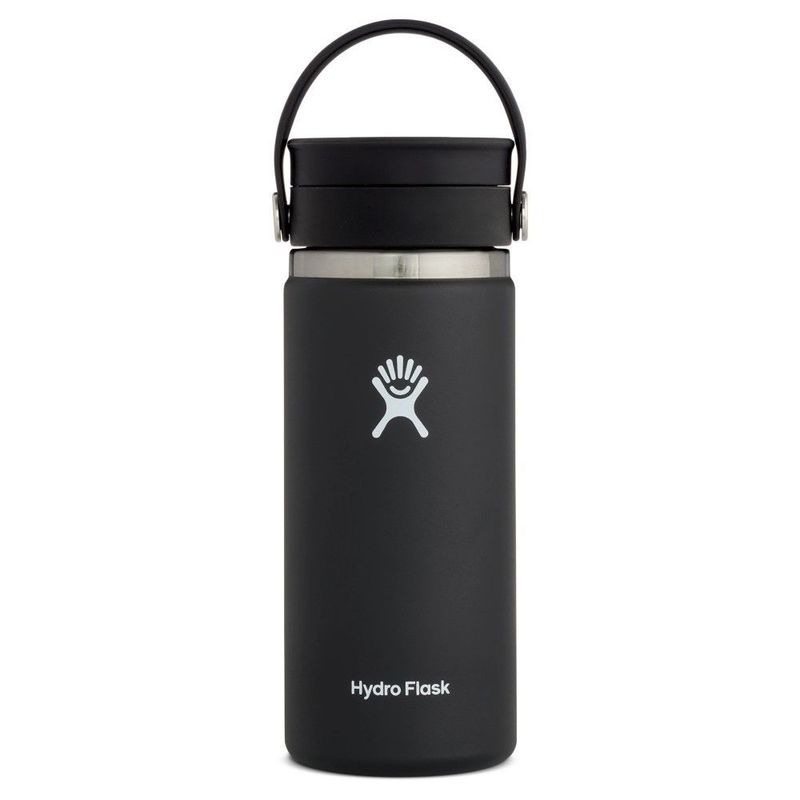 Hydro Flask Vacuum Coffee Flask Black Wide Mouth 470ml Hydro Flask Vacuum Coffee Flask Black Wide Mouth 470ml