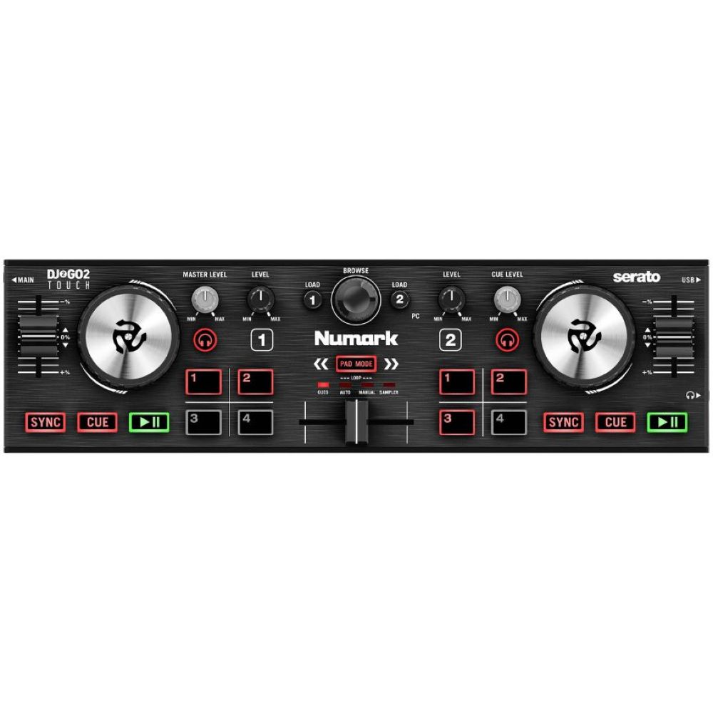 Numark DJ2GO2Touch Pocket Dj Controller - Black