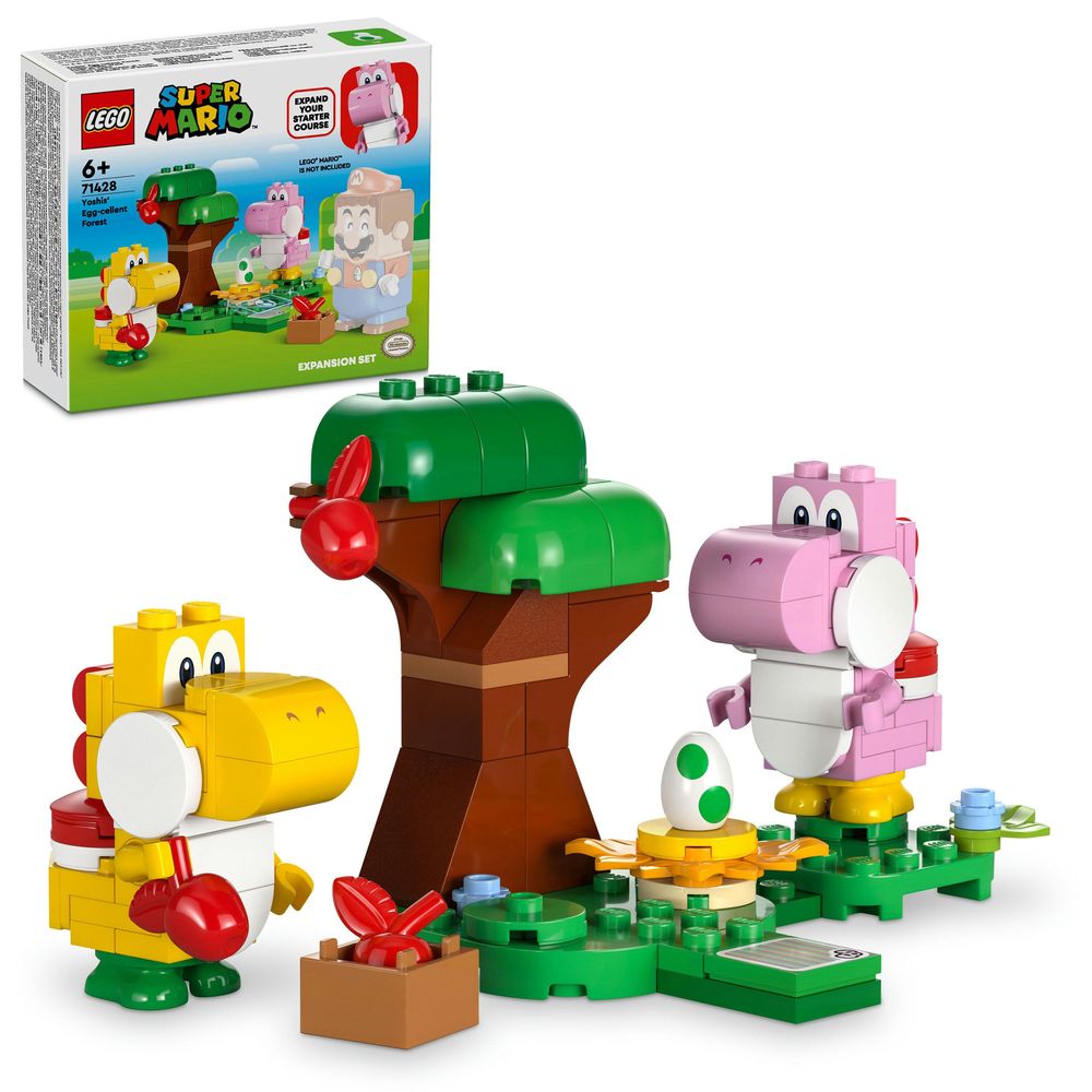 LEGO Super Mario Super Mario Yoshis' Egg-Cellent Forest Expansion Set 71428 (107 Pieces)