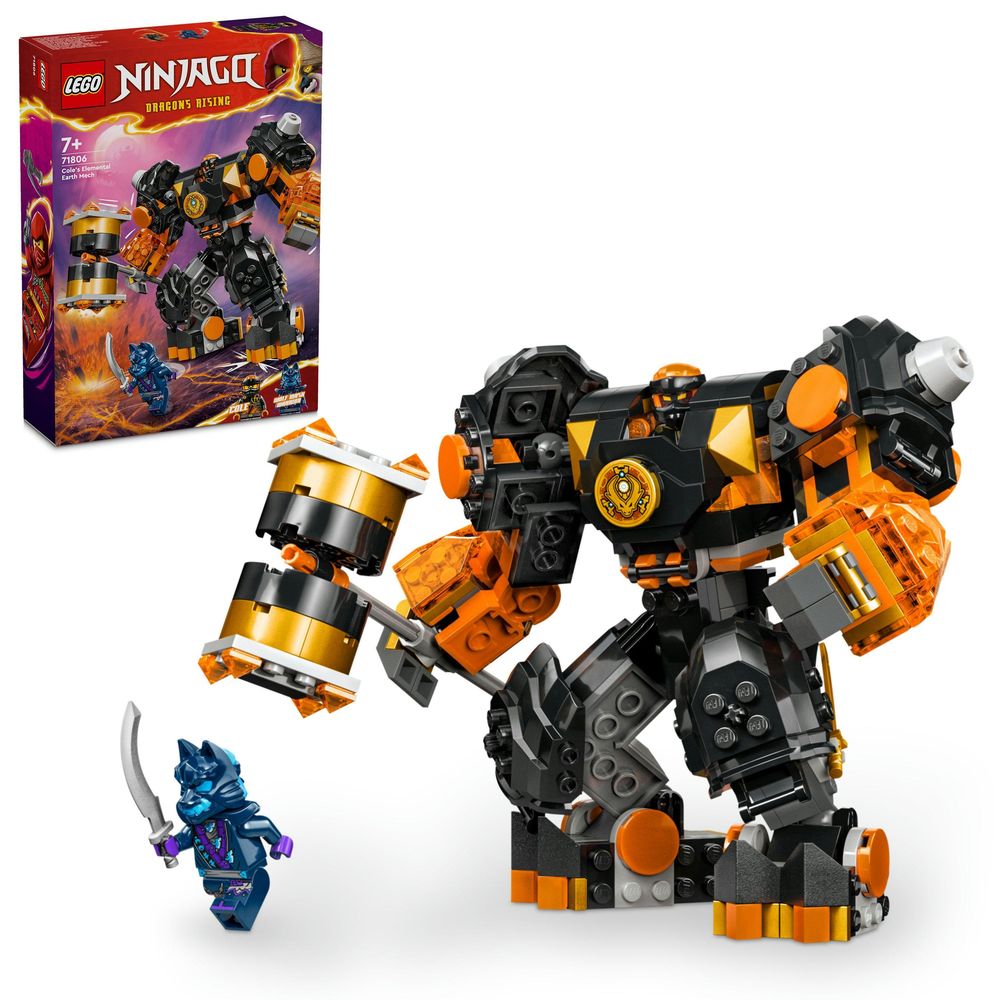 LEGO Ninjago Cole's Elemental Earth Mech 71806 (235 Pieces)